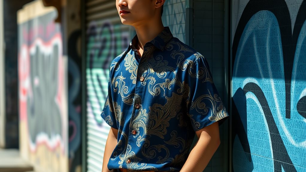 stail baju batik kasual
