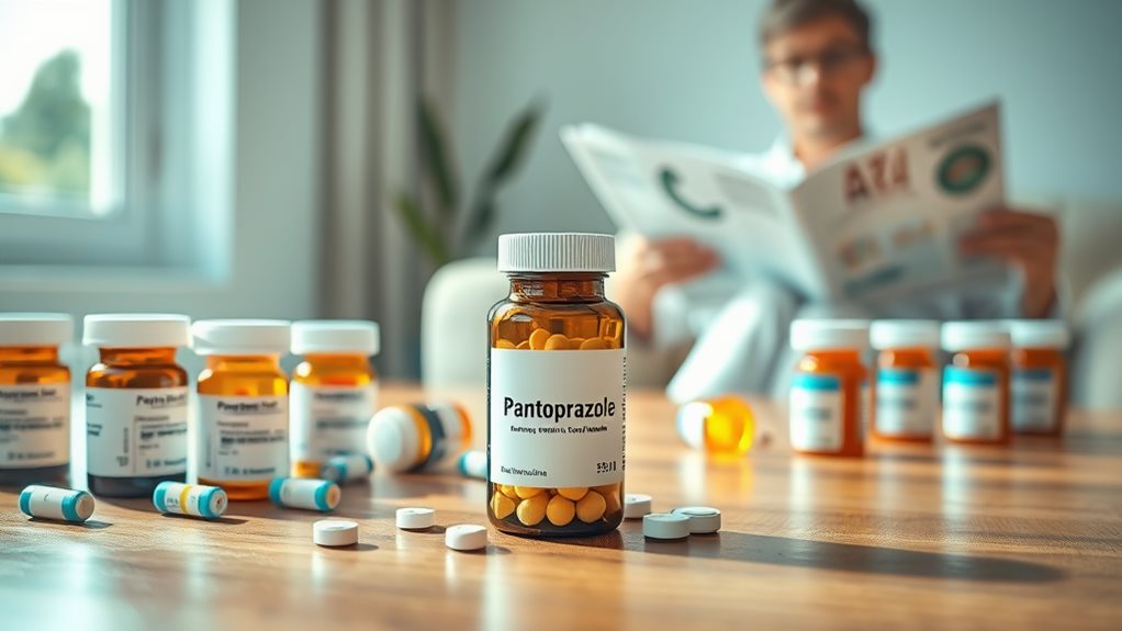 interaksi ubat dengan pantoprazole