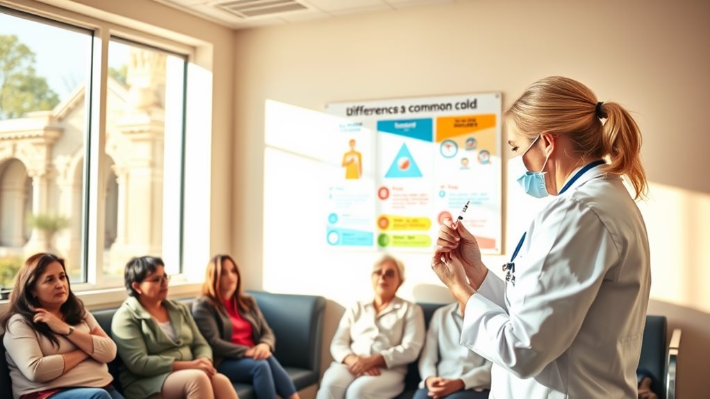 influenza prevention and differences