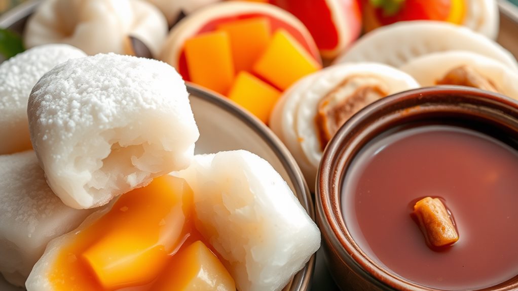 hidangan nasi ketupat Asia yang popular