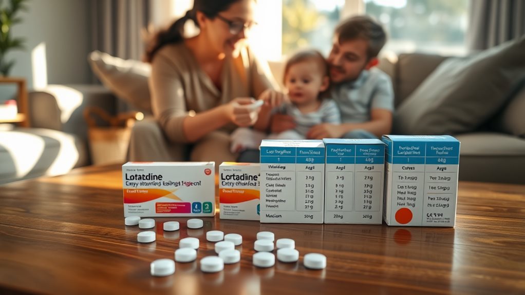dosage yang disyorkan mengikut umur