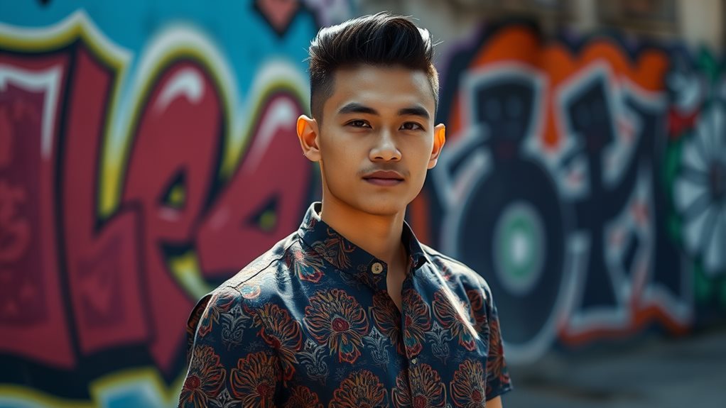 tradisi bertemu dengan gaya kontemporari
